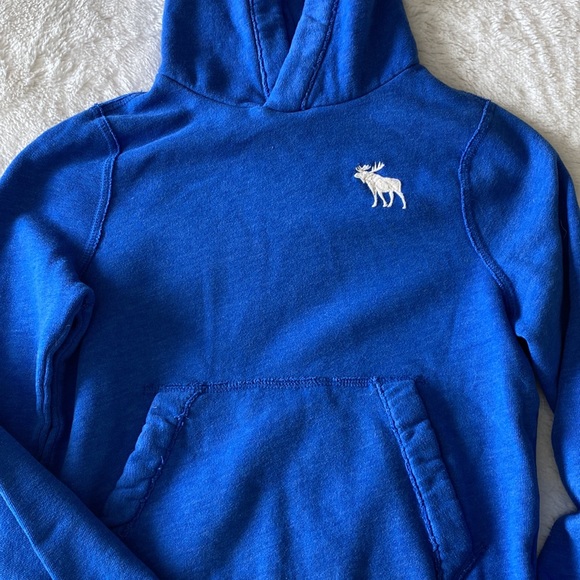 Abercrombie Kids size S blue hoodie. - Picture 5 of 6
